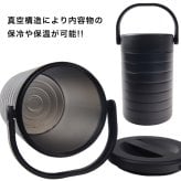 専用保冷剤付き ワークマン 真空ハイブリッドコンテナ ブラック 500mL 約4本 保冷 保温 持ち運び コンテナ キャンプ バーベキュー アウトドア キャンプ道具 グッズ 部活 職場 通販 2026