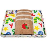 【直送】はらぺこあおむし コンパクトバス [26-7089-040] フェイス ウォッシュタオルセット キャラクター ギフト