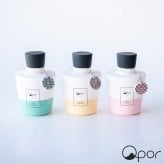 【送料無料】アロマディフューザー ギフト 九谷焼 Qpor Lサイズ (ピンク/ベージュ/グリーン) フレグランスセット (加賀紅茶/ホワイトティー) 陶器 アロマポット おしゃれ プレゼント