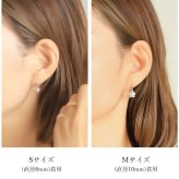 ハワイアンジュエリー ピアス ハワイアン ピアス プルメリアピアス ジルコニア 8mm 10mm 選べる シルバー925 ロジウムコーティング メール便 20G ゲージ SE18201 彼女 妻 女性 レディース 誕生日 プレゼント ハロウィン 【品番：SE56018】
