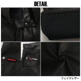 FUBU フブ レザーパンツ メンズ レディース fam-61502 フェイクレザー バギーパンツ ワイドパンツ 5ポケット 合皮 ルーズシルエット ジーパン ストリート ヒップホップ ダンス カジュアル ボトムス 32 34 36 38 2026 Karlas