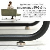 NOVEMBER 2Pソファー NVS-2P ヴィンテージ カジュアル 角型 スチール W 1125 × D 590 × H 705（SH420）（mm） ダイニングソファー ラブソファ 二人掛けソファー 2人掛けソファ カバー掛替 替えカバー ブラウン グリーン グレー ブルー コーデュロイ