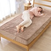極暖 ふんわり包む ボックスシーツ 100×200cm シングルサイズ 冬 あったか 暖かい 厚さ30cmまで対応 ベッドシーツ マットレスカバー 一体型 洗える 抗菌防臭 丸洗いOK 寒さ対策 アルファックス AP-629955 シングル 冷え対策