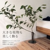フラワーベース 枝物 通販 花瓶 花器 アイアンスタンド L アイアン 枝スタンド 大きな枝ものを活けて飾れる 割れない 倒れない shesay シセイ 大きめ 大きい 大型 リビング インテリア シンプル ギフト 贈り物 おしゃれ
