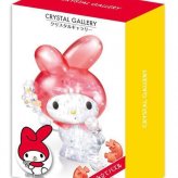 ハナヤマ 立体ジグソーパズル クリスタルギャラリー マイメロディ フラワー サンリオ キャラクター グッズ 透明 ピース 大人 子供 知育 玩具 組み立て フィギュア インテリア 雑貨 プレゼント ギフト サンリオ正規ライセンス品