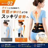 腰サポーター 腰をグイッと滑（なめ）らくパワーベルト 腰ベルト 骨盤ベルト サポートベルト 滑車構造 軽い力で締めやすい メッシュ 通気性 男女兼用 日本製 S-M M-L 立ち仕事 デスクワーク 腰サポート 健康グッズ ご両親 祖父母 敬老の日 父の日 母の日 プレゼント ギフト