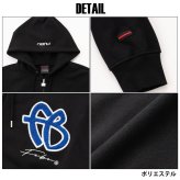 FUBU フブ パーカー メンズ レディース fam-62705 OGロゴ ジップ フーディー フルジップ ジップアップ スウェット サガラ刺繍 ワッペン ビッグシルエット ストリート ヒップホップ ダンス カジュアル トップス M L XL XXL 2026FW Karlas