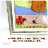 Sam Toft アートフレーム ソーセージ大行進 Ｌサイズ ST-16026 サムトフト インテリア ギフト アート 絵画 デザイナー 部屋 いぬ イヌ 犬 ダックス オシャレ かわいい