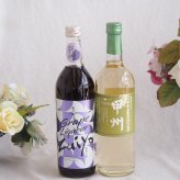みずみずしくジューシーな風味の葡萄酒と国産ワインセット(山梨県産葡萄100％使用 甲州白ワイン やや辛口(山梨県)720ml瑞鷹葡萄の酒10度(熊本県)720ml