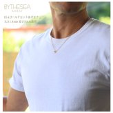ゴールド ネックレス ハワイアンジュエリー ネックレス ゴールド ペアネックレス 2本セット スクロール チューブ 14k k14カットあずきチェーン太1.4mm 2本セット 大人 友達 BY THE SEA バイザシー カップル 夫婦 プレゼント ハロウィン 【品番：CG-GP126P-CH1020】