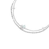 【無料ラッピング】  ヨンドシー 4℃ ブレスレット シルバー ブレスレット アクアマリン フェルスパー キュービックジルコニア レディース ブランド 正規品 新品 ギフト プレゼント 人気 おすすめ 誕生日 記念日 クリスマス 送料無料