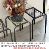 ガーデン アイアンプランタースタンド「TWILL」(ツイル) ハイロー 2点セット TW010-2PS 幅25 高さ35/15 リビング 室内 北欧 スタンド 鉢置き 植物 観葉植物 シンプル モダン おしゃれ ガーデン プランター 台 植物と暮らす