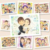 結婚式のギフトに、感謝の気持ちを似顔絵で伝えませんか。下書き確認ができるので、安心して贈れます。 似顔絵 贈り物 ウェルカムボード 名入れ ギフト 手描き プレゼント 結婚式 婚礼 記念 ウェディング ブライダル 新婦 新郎 カップル 両親 修正無料 名入れ 下書き確認 宝物 そっくり 喜ばれる サプライズ ウェディング 結婚式 一生もの 思い出 卒寿祝い オーダーメイド 感謝の品 節目