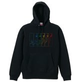 バスケ パーカー プルオーバー メンズ レディース ジュニア 練習着 裏パイル おもしろ 名入れ スウェット おしゃれ キッズ 大きいサイズ 文字入れ無料 「レイアップ アニメーション」 アートワークスコウベ 【送料無料】