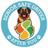 カーサイン 高齢者マーク SENIOR SAFE DRIVER レオンベルガー ステッカー シール 直径13cm 肉球 日本製 車