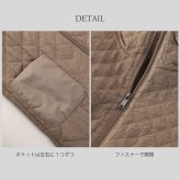 中綿コート キルティングコート スタンドカラー レディース 軽い 軽量 ワッシャー タフタキルト 軽い 暖かい アウター キルティング コート ロングコート  ラグランスリーブ 防寒 大きいサイズ LL 3L 冬 ギフト プレゼント 5F (08000366r)