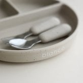 blanco plate set プレートセット ベビー食器 ピタッとくっつく吸盤付きプレート カトラリーセット  ブランコ