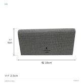 LANVINenBlue ランバンオンブルー ロングウォレット 財布 ウォレット ゼブダ 長財布  メンズ 普段使い 牛革 レザー