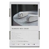 首掛け扇風機 ネックファン F60 羽なし 静音 軽量 280g USB充電式 4000mAh 大容量 4?16時間連続使用 角度調整 携帯扇風機 ネッククーラー 熱中症対策 暑さ対策 アウトドア スポーツ観戦 父の日 ギフト ホワイト