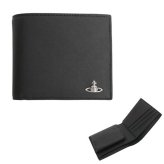 ヴィヴィアンウエストウッド 財布 Vivienne Westwood 二つ折り財布 折り畳み WALLET WITH COIN POCKET 5115003nm-s0021-n401 ブラック BLACK N401