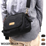 【軽くて丈夫！】WOODYBELLY ショルダーバッグ【送料無料】メンズ 帆布 キャンバス生地 B5サイズ斜め掛け 斜めかけバッグ 大容量 多収納 軽量 通学 通勤誕生日 父の日 プレゼント Ipad 海外旅行 肩掛けカバン 誕生日 プレゼント ギフト 贈り物 男性 父親 バレンタイン 記念日 おしゃれ 丈夫