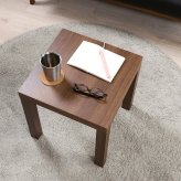 キューブテーブル 40×40 ブラウン・ナチュラル・ホワイトウォッシュ 3色展開 サイドテーブル ナイトテーブル ベッドサイド リビング コンパクト おしゃれ シンプル 新生活 家具 インテリア 不二貿易