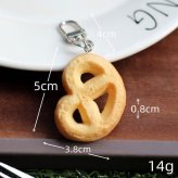 選べる2点セット クッキー キーホルダー 食品サンプル風 焼き菓子 モチーフ バッグチャーム キーチャーム かわいい おしゃれ ミニチュア プレゼント