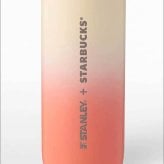 スターバックス スタンレー タンブラー 海外限定 サンセットコーラル 473ml ステンレスボトル スタバ STANLEY コラボ 保温 保冷 日本未発売 蓋付き 水筒 アウトドア キャンプ オフィス プレゼント 並行輸入 正規品