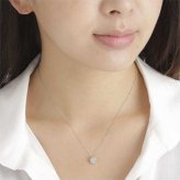 ネックレス レディース プラチナ Pt900 セブンストーン ダイヤモンド ペンダント 7石 天然ダイヤ 華奢 シンプル アクセサリー ジュエリー 上品 贈り物 プレゼント ギフト