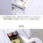収納家具 ラック 4段チェスト リビングチェスト 白 キッチンチェスト カウンター下収納 コンパクト チェスト サイドチェスト 引き出し 収納 木製 スリム ホワイト 薄型 鏡面