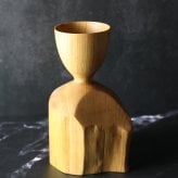 【崖の上のうつわ　おちょこ　50ml　ブレンケ】男性　夫　男友達　おちょこ　ぐい呑み　　一点物　誕生日　クリスマス　高級　日本酒グラス　酒器　木製　日本酒　ユニーク　面白い　　父　祖父　退職　還暦　記念品　贈り物　おすすめ　お祝い　年末年始　お正月　お猪口　盃