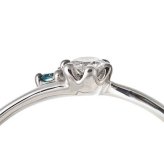 ダイヤモンド リング プラチナ Pt950 合計0.06ct 10.5号 指輪 アイスブルーダイヤ 鑑別カード付き レディース ジュエリー アクセサリー プレゼント ギフト 記念日 誕生日