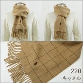 POLO RALPH LAUREN ポロ ラルフローレン マフラー 26AW PC0743 レディース メンズ ブランド マフラー リバーシブル/ストール/ブランドマフラー/ウール100%/ワンポイント/クリスマス/プレゼント/ギフト/お誕生日/成人祝い 送料無料【ラッピング無料】