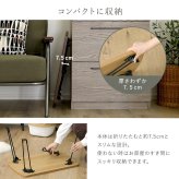 センターテーブル 折りたたみテーブル ミニテーブル ローテーブル 幅60cm コンパクト 軽量 持ち運び 折りたたみ センターテーブル サイドテーブル 一人暮らし 収納 スリム 省スペース 木目調 メラミン天板 滑り止め付き 完成品 シャビーオーク 軽い