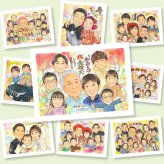 金婚式の記念に、一度贈ると、また頼みたくなる似顔絵です。下書き確認あり。修正無料で納得の表情になるまで調整します。 プレゼント 似顔絵 金婚式 手描き 贈り物 ギフト 名入れ 金婚式 銀婚式 結婚記念日 大人数 おじいちゃん おばあちゃん 夫婦 家族 祖母 修正無料 下書き確認 名入れ 親孝行 一生もの 実績多数 かわいい 結婚記念日 感謝 長寿 50周年 親孝行 オリジナル 節目 傘寿祝い