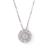 ダイヤモンド ネックレス 取り巻き 0.45ct K18 18K 18金 プラチナ ダイヤ 女性 レディース 誕生日 記念日 結婚記念日 錫婚式 10年 プレゼント ギフト 誕生日プレゼント 自分へのご褒美 フォーマル 20代 30代 40代 50代 60代 妻 彼女 ゴールド ホワイトゴールド ピンクゴールド イエローゴールド ダイヤ アクセサリー アレルギー対応 金属アレルギー 10yd