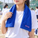 【名入れ 刺繍】名前入り マフラータオル《ネーム》(タオル 名入れタオル スポーツタオル スポーツ 部活 クラブ チーム 体育祭 卒団記念 記念品 卒園 イベント プレゼント ギフト かっこいい シンプル オリジナル 無地 野球 サッカー バレー バスケ マラソン)56