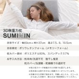 枕 まくら 無重力枕 炭眠 スミミン 泡枕 GUTNAP 活性炭配合 NASA開発素材配合 公式 質の良い睡眠 消臭 ウレタン 低反発 いびき対策枕 いびき防止 通気性抜群  60cm×37cm 仰向け 横寝 ストレートネック 新生活