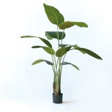 観葉植物 造花 トラベラーズパーム BROWN 全高約155cm 大型 フェイクグリーン 本物そっくり おしゃれ インテリア 人工観葉植物 アーティフィシャルグリーン オフィス 店舗 ホテル 開店祝い 室内 旅人の木 タビビトノキ フェイク