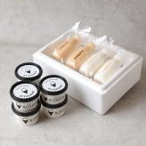 【注文後2週間以内に発送】牛乳屋さんのジェラート焦がしもなかと米粉もなかSET ギフト プレゼント 誕生日 自分へのご褒美 母の日 父の日 敬老の日 ご挨拶 お中元  御祝 御礼 祝 寿 結婚祝 御中元 御歳暮