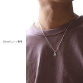 ハワイアンジュエリー シルバー イニシャル 誕生石入れ可 アルファベット シンプル シンプル シルバー925 ネックレス チェーン別売 ペンダントヘッド メール便 メンズ レディース 誕生日 プレゼント ハロウィン 【品番：SP2699-A】