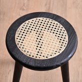 ダイニング家具 スツール ラタンチェア 木製 スペース チーク 無垢材 ラタン カゴメ編み 軽い おしゃれ バリ家具 リビング 玄関 ダイニングチェア 椅子 チェア 北欧 ジャパンディ ベンチ ナチュラル シンプル アジアン家具