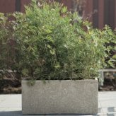 植木鉢 おしゃれ 大型 長方形 横長 プランターボックス 砂目 KONTON サンディ レクト ファイバーポリストーン 軽量 底穴あり 屋外 S M ベージュ ブラウン 観葉植物 多肉植物 シンボルツリー 北欧 ナチュラル モダン プランター ベランダ 玄関