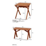 杉材BBQテーブル&ベンチセット ミニ コンロスペース付 オレンジ 1色展開 ガーデンテーブル 屋外 庭 ベランダ テラス アウトドア おしゃれ シンプル 新生活 家具 インテリア 不二貿易