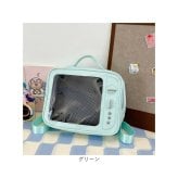 痛バッグ ぬいぐるみ 通販 透明バッグ 推し活グッズ ショルダーバッグ クリアケース マスコット収納 リュック ぬい撮り イベント用 かわいい レディース 痛ショルダー 見せバッグ オタ活バッグ ポーチ おしゃれ