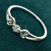 指輪 K18WG ダイヤモンド リング 15号 アンティーク調 レディース アクセサリー ジュエリー 18金 ホワイトゴールド ダイヤ おしゃれ プレゼント 記念日 誕生日