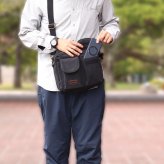 9ポケット多収納　WOODYBELLY ショルダーバッグ【送料無料】メンズ 帆布 父の日 プレゼント キャンバス 小さめ 小さい 斜め掛け 斜めかけバッグ 多収納 軽量 軽い 男性 女性 誕生日 祖父 肩掛けバッグ 帆布バッグ 旅行用カバン トラベルバッグ 海外旅行 使いやすい 鞄 30代 40代 50代 60代 70代 ギフト 贈り物 父親 彼氏 彼女 記念日