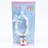サンリオ キキララ フォンストラップ パープル キーホルダー スマホ用品 Sanrio