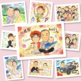 還暦の記念に、贈り物にぴったりの似顔絵です。相談しながら作れる、あたたかな似顔絵ギフトです。 還暦 プレゼント 似顔絵 手描き ギフト 名入れ 贈り物 還暦 お祝い 記念 誕生日 おばあちゃん 祖父 おじいちゃん 祖母 下書き確認 修正無料 名入れ 実績多数 宝物 サプライズ かわいい 傘寿 長寿 還暦 一生もの 長寿祝い 感激 大人数 結婚祝い ハロウィン オリジナル 節目 快気祝い 古希祝い
