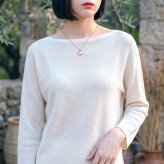 【ポスト投函で配達！】ハワイアンジュエリー ネックレス 月型 三日月 moon スクロール お守り サージカルステンレス ペンダント トップ レディース シルバー ローズゴールド イエローゴールド プチプラ 金属アレルギー対応 henoheno
